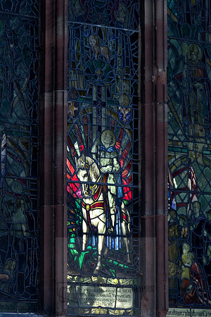 backlit stained glass